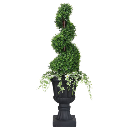 52" Topiary Spiral Boxwood Artificial Tree