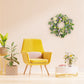 24" Artificial Daisy Floral Spring Wreath