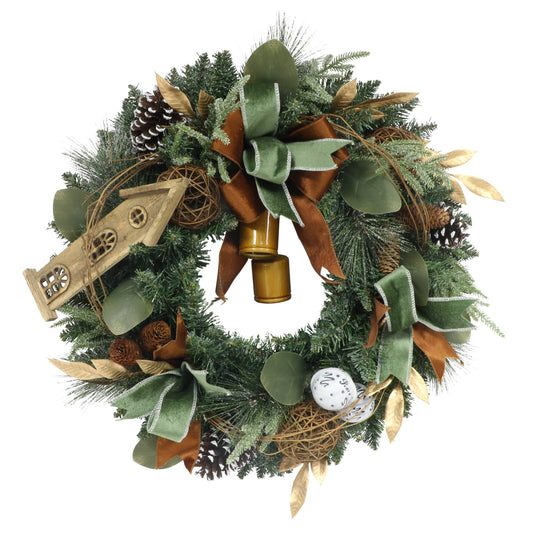 24 in. Adorned Artificial Wreath