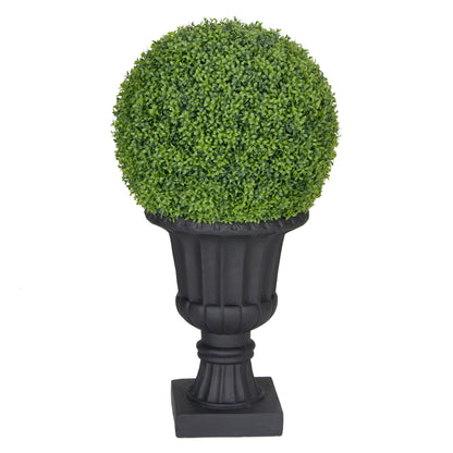 38" Single Ball Topiary Boxwood Artificial Tree