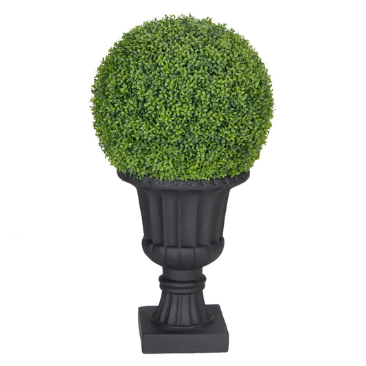 38" Single Ball Topiary Boxwood Artificial Tree