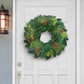 24 in. Pre-lit Magnolia Wreath