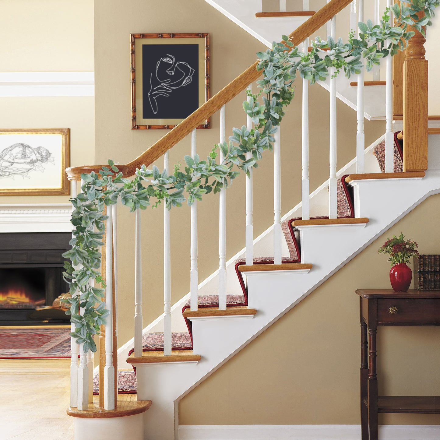 6 ft. x 10" Lambs Ear Garland