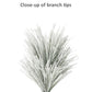 24 in. Adorned Flocked White Wreath
