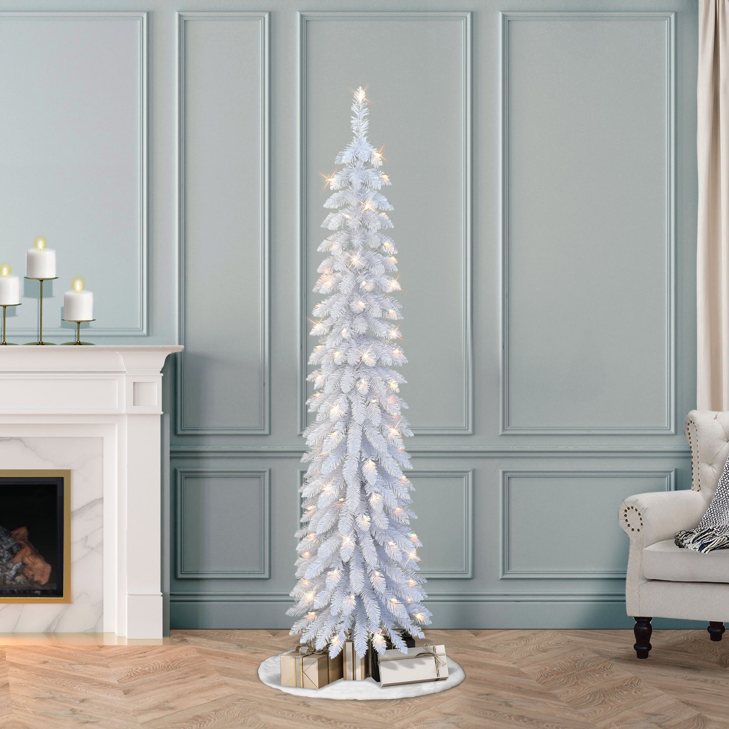 6 / Slim / Clear Incandescent