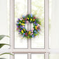 24" Artificial Echinops & Chrysanthethemum Floral Pink Spring Wreath