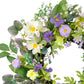 24" Artificial Daisy Floral Spring Wreath