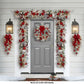 26" Battery-Operated Pre-Lit Decorated Artificial Wreath