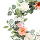 24"Artificial Chrysanthethemum Rose & Ranunculus Floral Spring Wreath