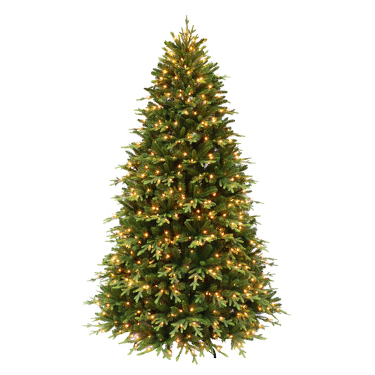 7.5' Pre-Lit Fairview Spruce Artificial Christmas Tree with 800 Clear Lights