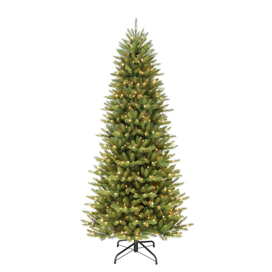 10' Pre-Lit Slim Fraser Fir Artificial Christmas Tree with 900 UL-Listed Clear Lights