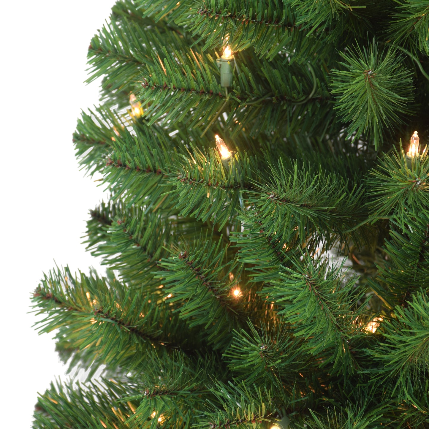 Pre-Lit 4.5' Pencil Northern Fir Artificial Christmas Tree with 150 Lights, Green