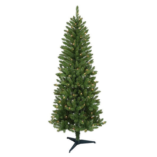 Pre-Lit 6' Carson Pine Artificial Christmas Tree with 150 Lights, Green